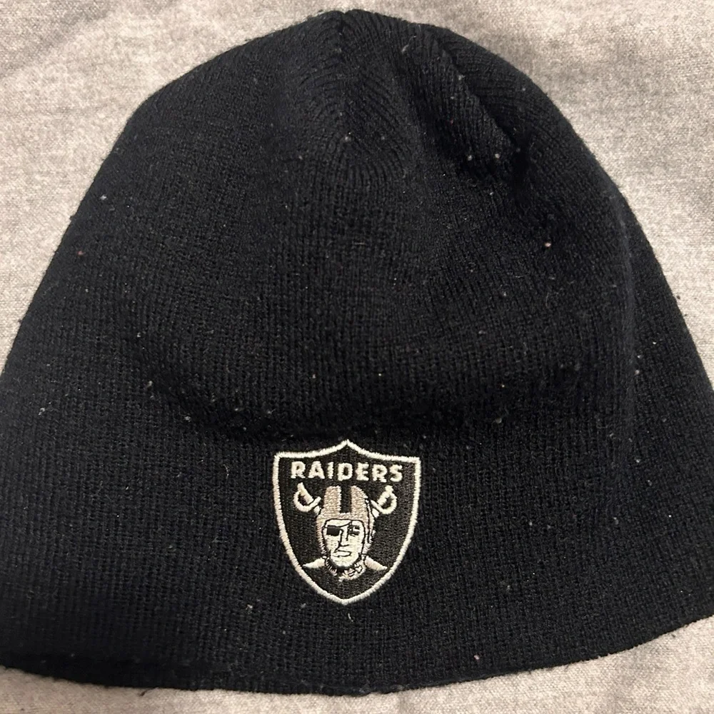Oakland Raiders Kids Beanie